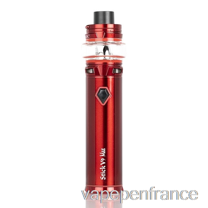 Smok Stick V9 & Stick V9 Max 60w Kit De Démarrage V9 Max - Stylo Vape Rouge